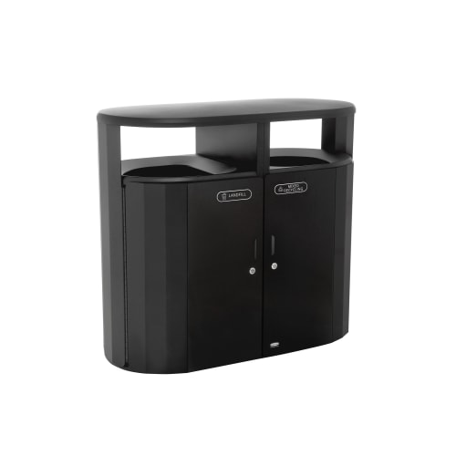Rubbermaid Resist 2x23 Gallon Dual Stream Trash and Recycling